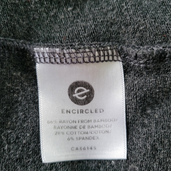 Encircled Comfy Puff Sleeve Mock Neck Dress Gray L - Picture 16 of 16